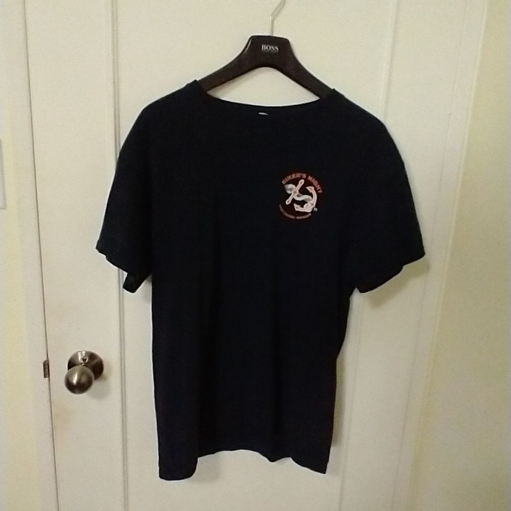 Bikers Night Friday 13th 2014 Port Dover Ontario on a Gildan Tag